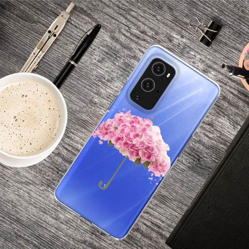 Coque Oneplus 9 Parapluie En Roses