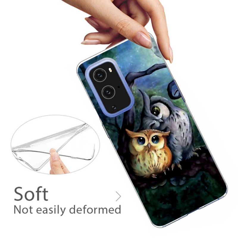 Coque Oneplus 9 Peinture Hiboux