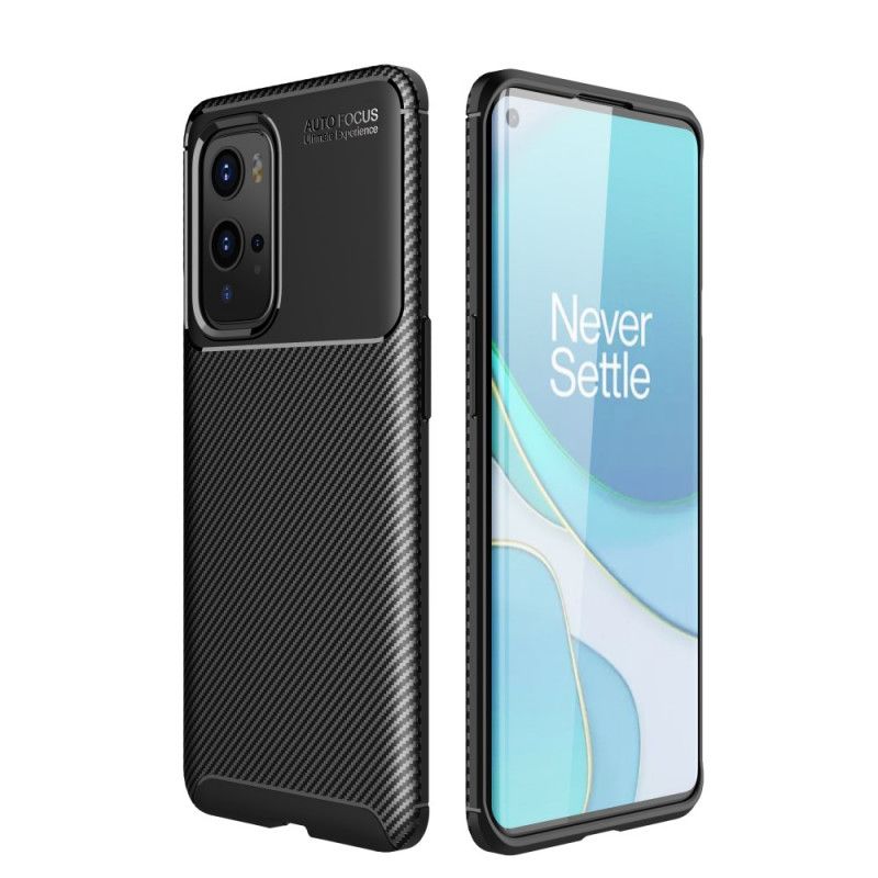 Coque Oneplus 9 Pro Flexible Texture Fibre Carbone