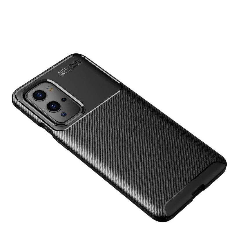 Coque Oneplus 9 Pro Flexible Texture Fibre Carbone