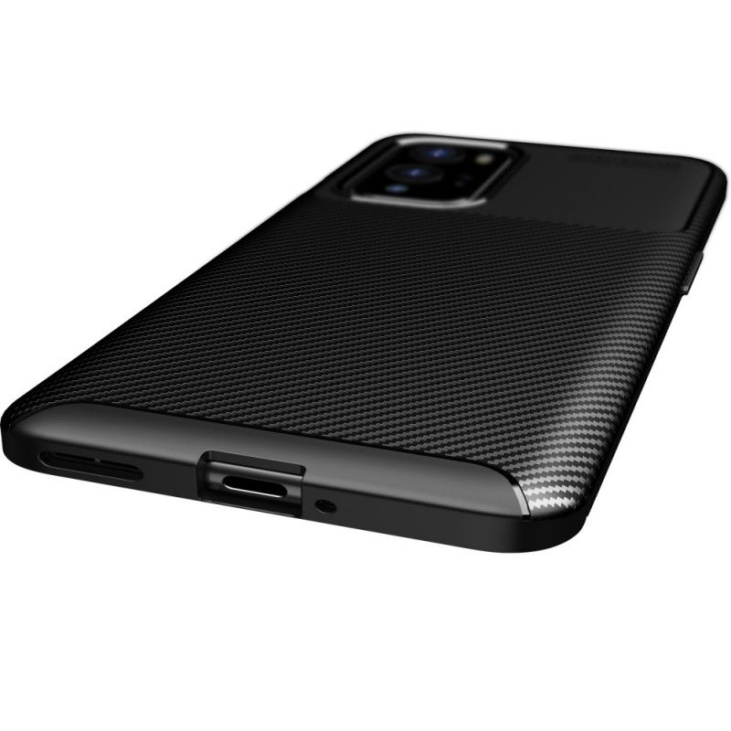 Coque Oneplus 9 Pro Flexible Texture Fibre Carbone