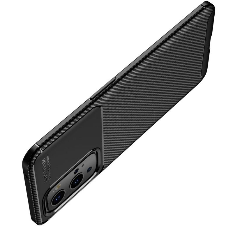 Coque Oneplus 9 Pro Flexible Texture Fibre Carbone