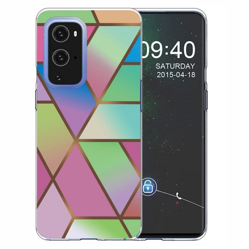 Coque Oneplus 9 Pro Marbre Géométrique