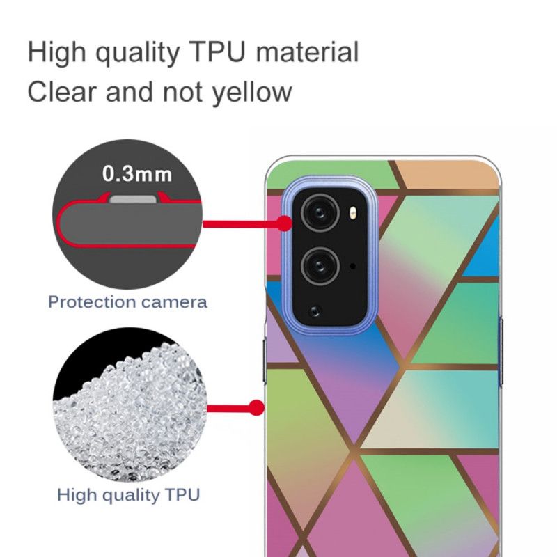 Coque Oneplus 9 Pro Marbre Géométrique