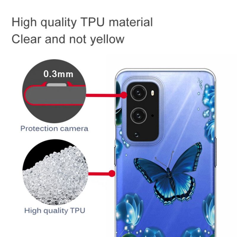 Coque Oneplus 9 Pro Papillon Luxe