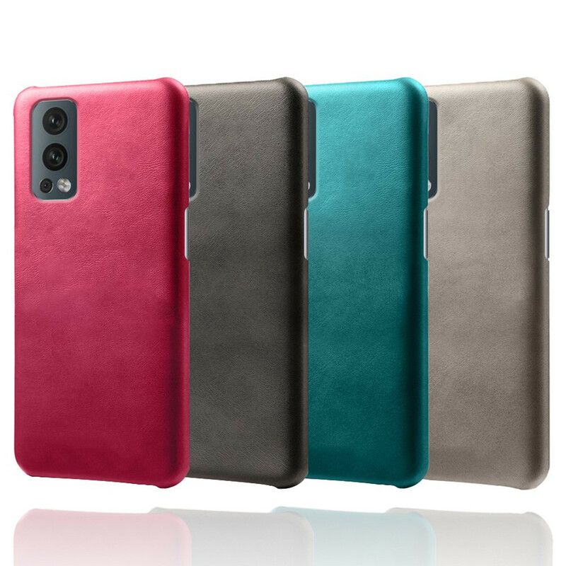 Coque OnePlus Nord 2 5G Effet Cuir Ksq