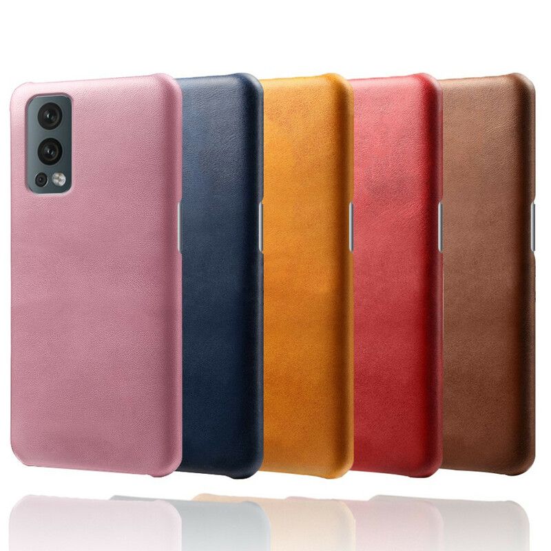 Coque OnePlus Nord 2 5G Effet Cuir Ksq