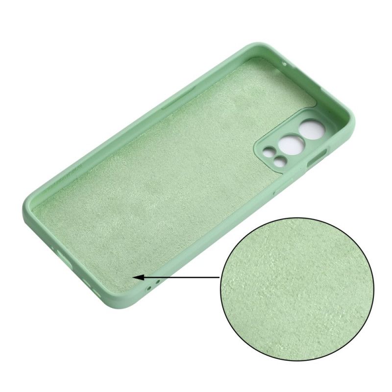 Coque OnePlus Nord 2 5G Silicone Liquide Avec Lanière