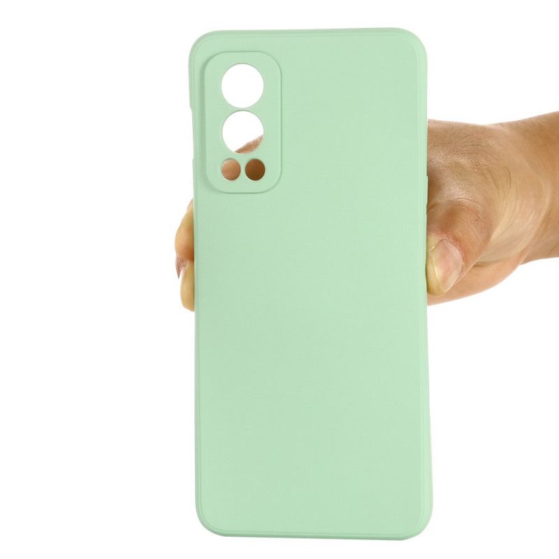 Coque OnePlus Nord 2 5G Silicone Liquide Avec Lanière