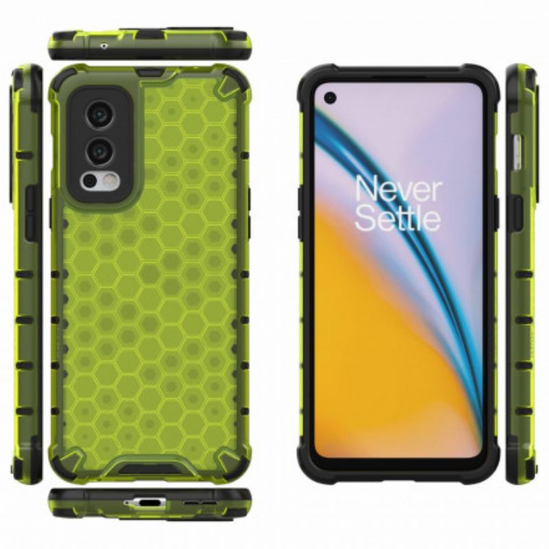 Coque OnePlus Nord 2 5G Style Nid D'abeille