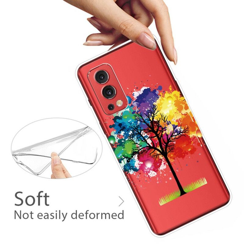 Coque OnePlus Nord 2 5G Transparente Arbre Aquarelle