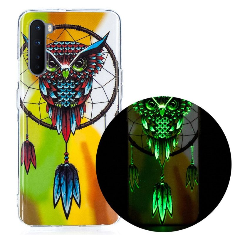 Coque Oneplus Nord Attrape Rêves Hibou Fluorescente