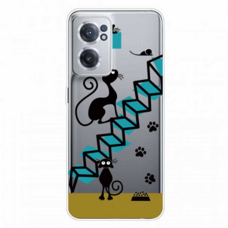 Coque OnePlus Nord CE 2 5G Chat Escaliers