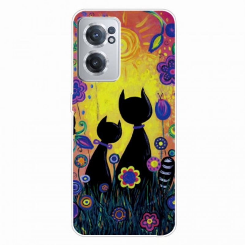 Coque OnePlus Nord CE 2 5G Chat Père et Fils