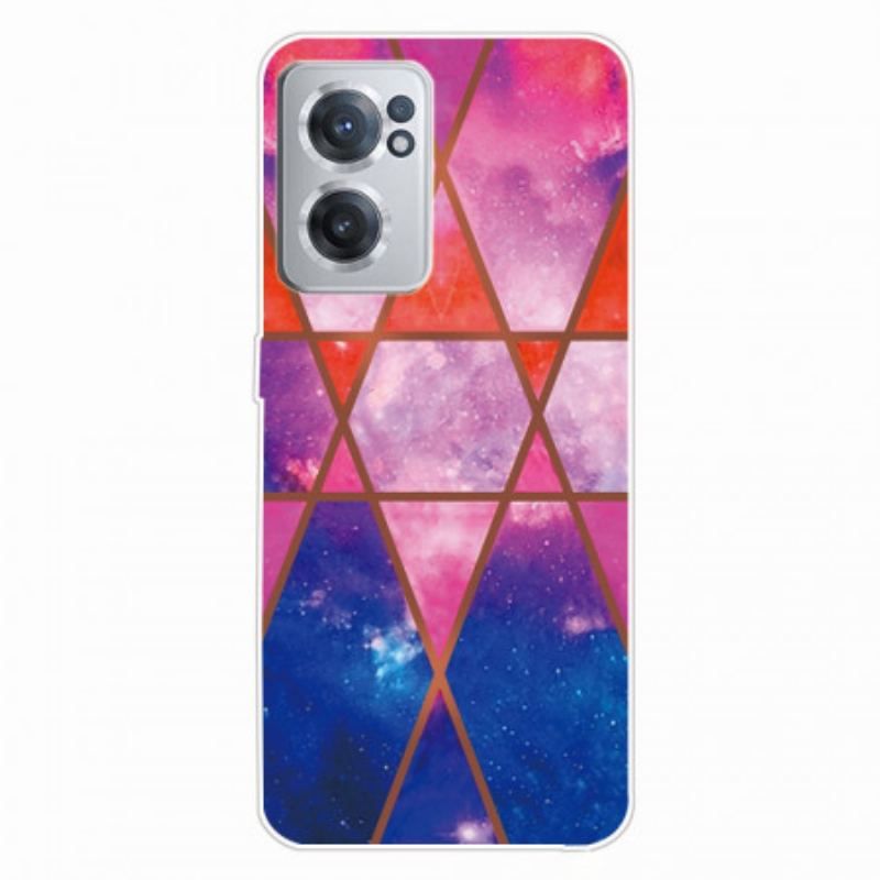 Coque OnePlus Nord CE 2 5G Ciel Étoilé et Carreaux