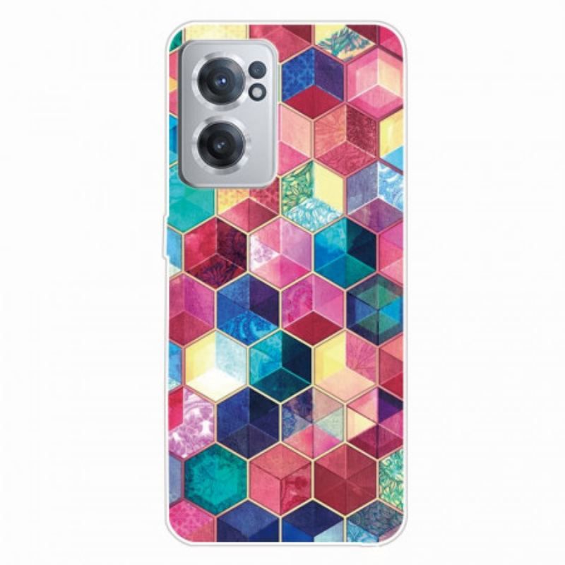 Coque OnePlus Nord CE 2 5G Cubes Multicolores