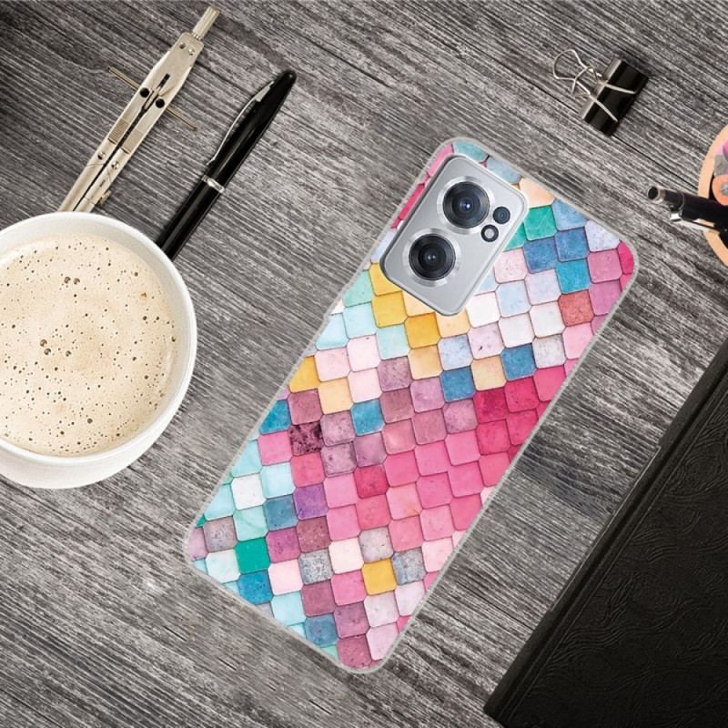 Coque OnePlus Nord CE 2 5G Cubes Néons