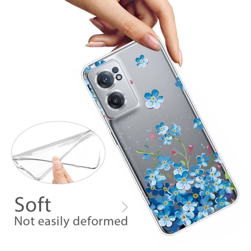 Coque OnePlus Nord CE 2 5G Fleurs Bleues