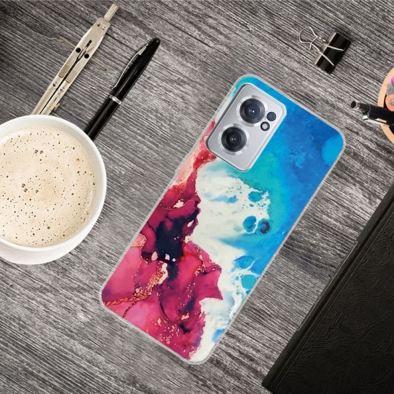 Coque OnePlus Nord CE 2 5G Marbre Aquatique