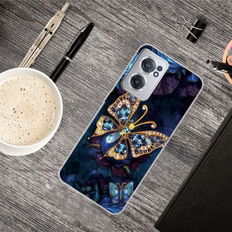 Coque OnePlus Nord CE 2 5G Papillon Lumineux