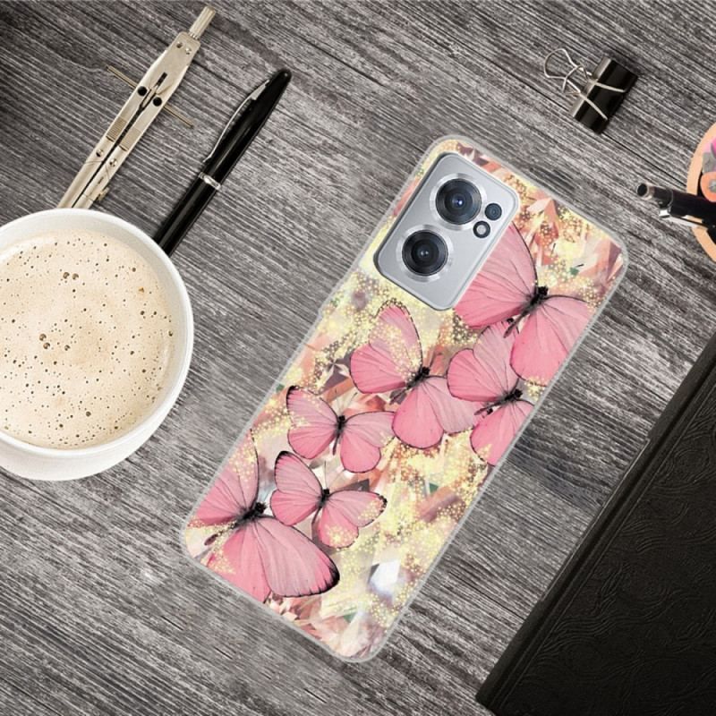 Coque OnePlus Nord CE 2 5G Papillon Roses