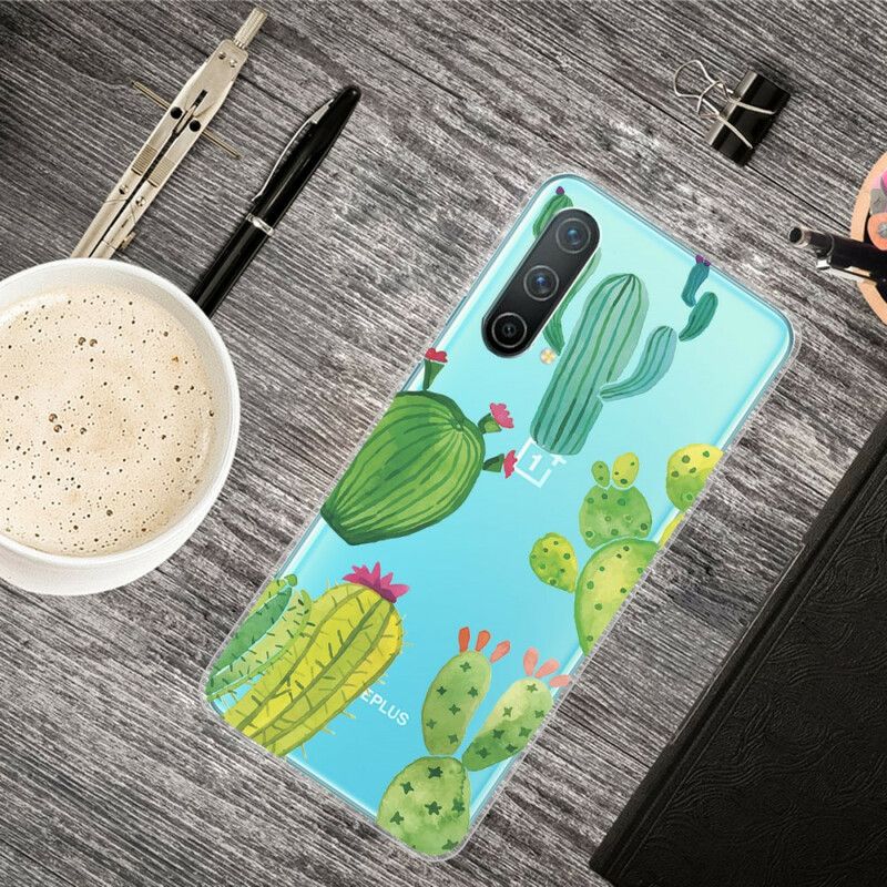 Coque OnePlus Nord CE 5G Cactus Aquarelle