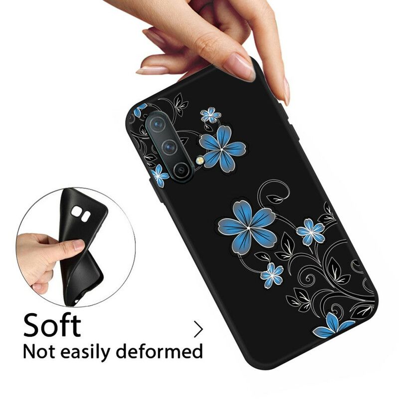 Coque OnePlus Nord CE 5G Fleurs Bleues