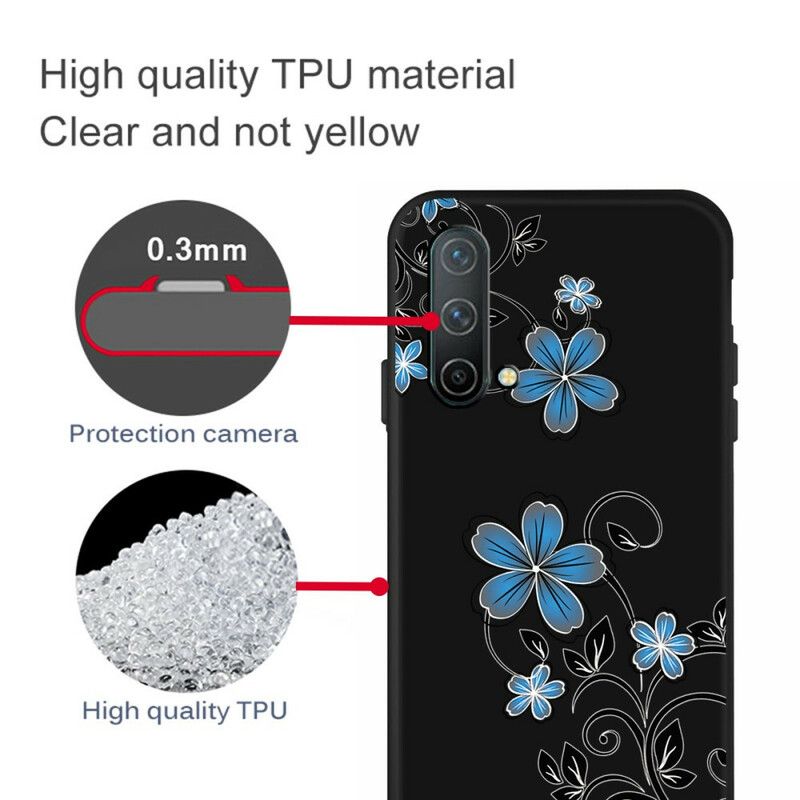 Coque OnePlus Nord CE 5G Fleurs Bleues