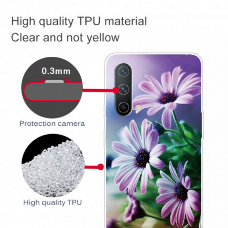 Coque OnePlus Nord CE 5G Fleurs Réalistes