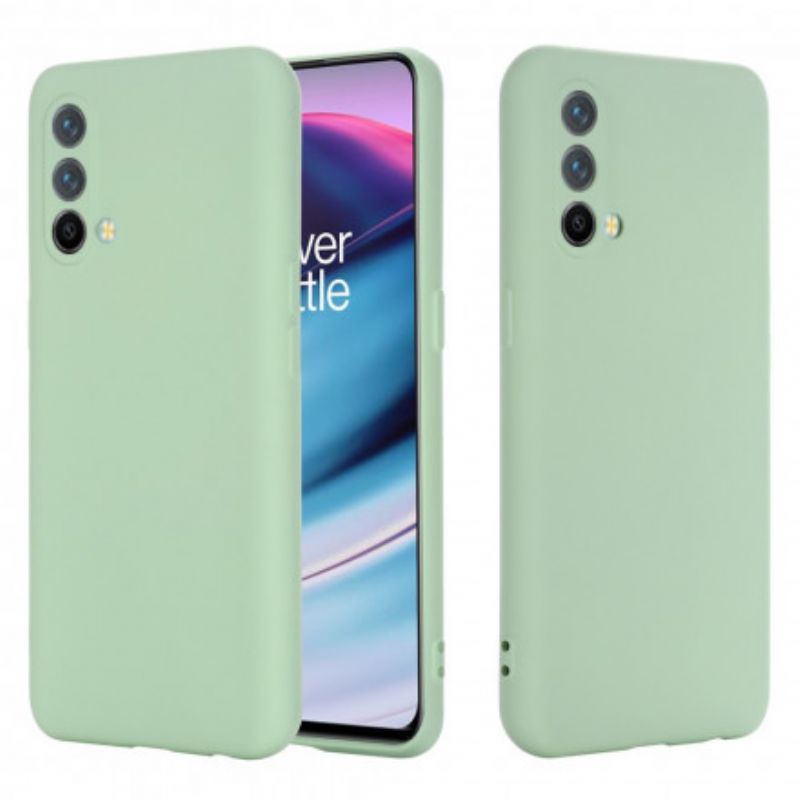 Coque OnePlus Nord CE 5G Silicone Liquide Avec Lanière