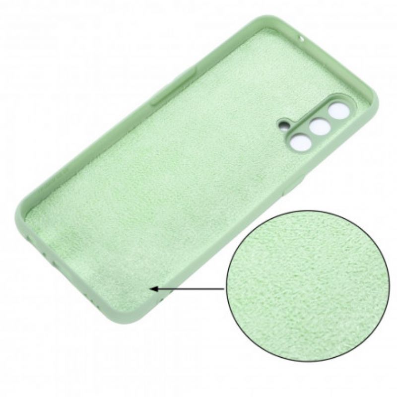 Coque OnePlus Nord CE 5G Silicone Liquide Avec Lanière