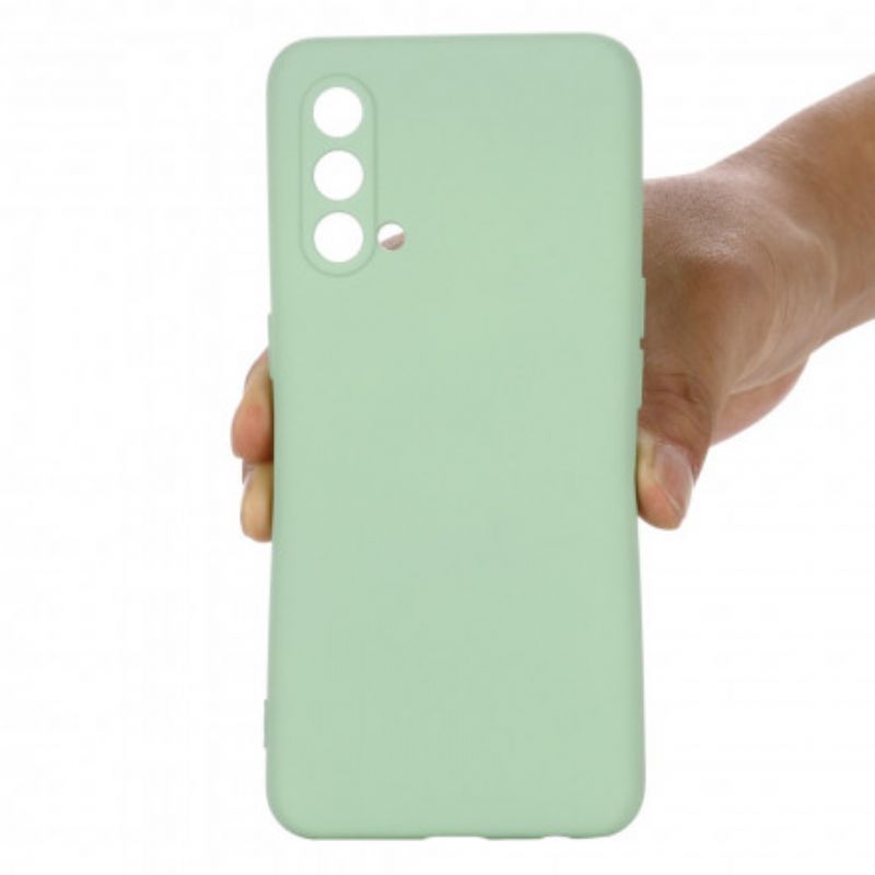 Coque OnePlus Nord CE 5G Silicone Liquide Avec Lanière