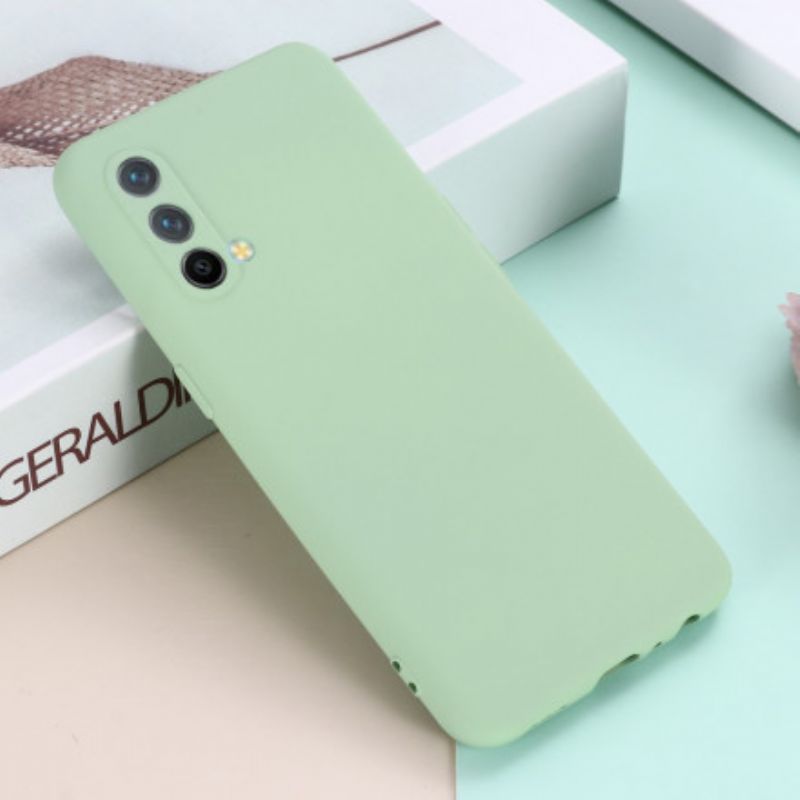 Coque OnePlus Nord CE 5G Silicone Liquide Avec Lanière