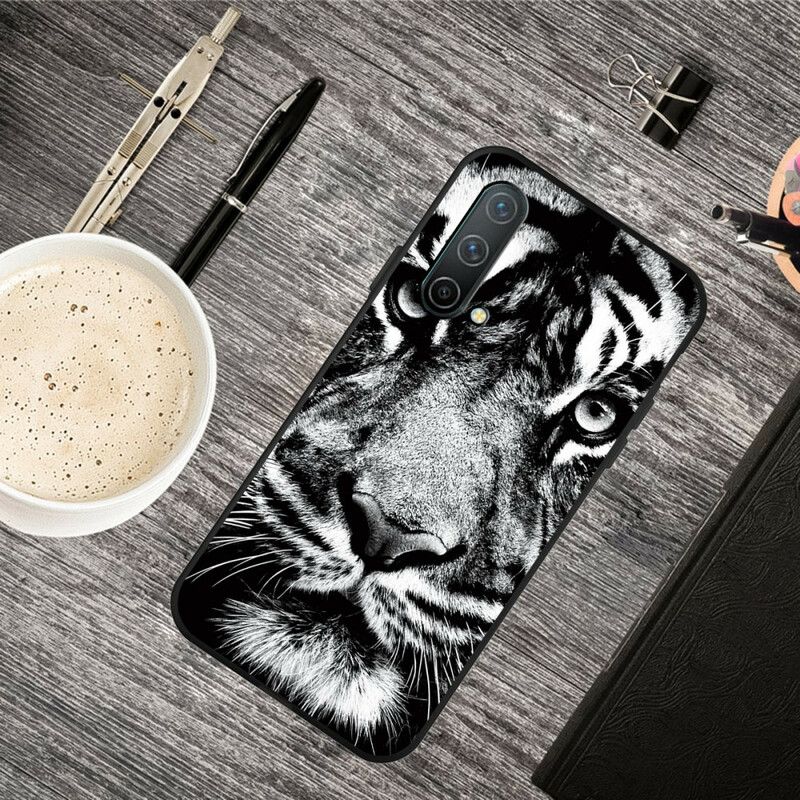 Coque OnePlus Nord CE 5G Tigre Noir Et Blanc