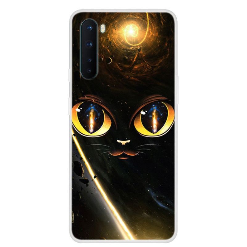 Coque Oneplus Nord Chat Galaxie