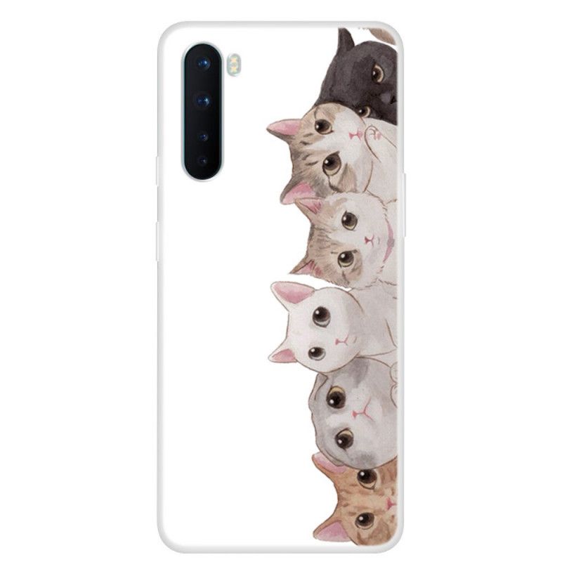 Coque Oneplus Nord Chats À L'écoute