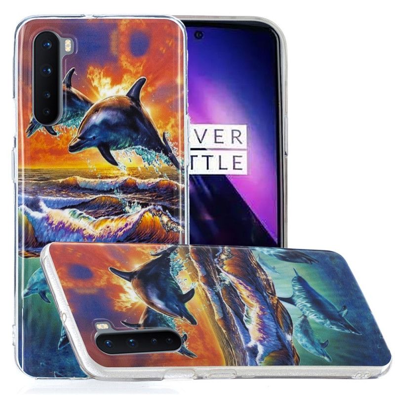 Coque Oneplus Nord Dauphins En Liberté