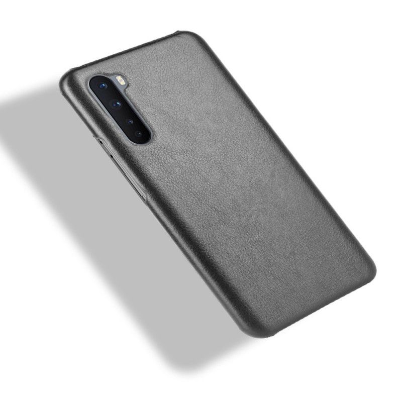 Coque Oneplus Nord Effet Cuir Litchi Performance