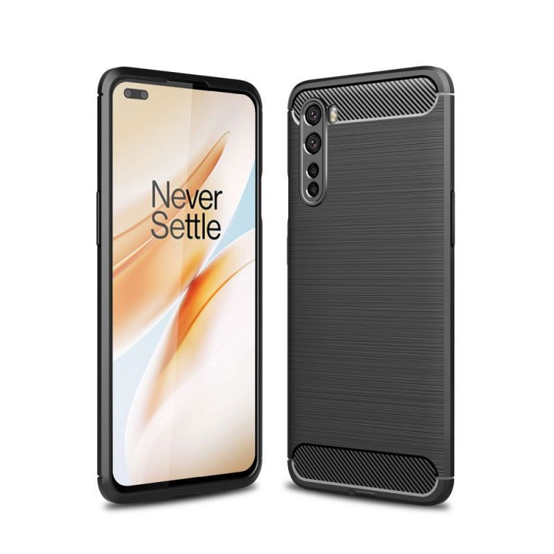 Coque Oneplus Nord Fibre Carbone Brossée