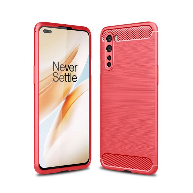 Coque Oneplus Nord Fibre Carbone Brossée