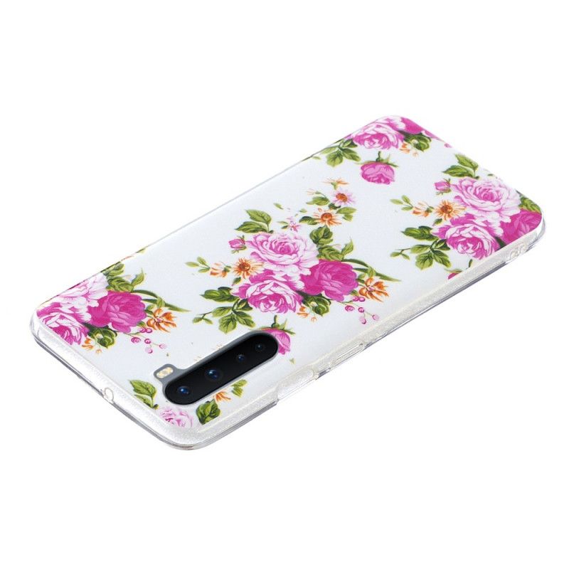 Coque Oneplus Nord Fleurs Liberty Fluorescente