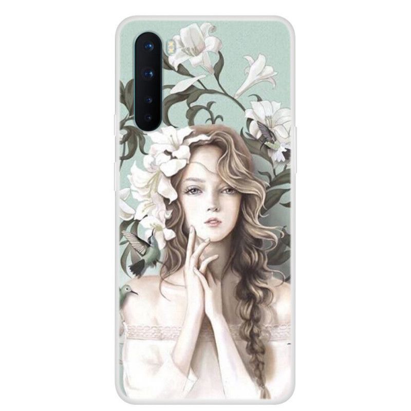 Coque Oneplus Nord La Femme À Fleurs