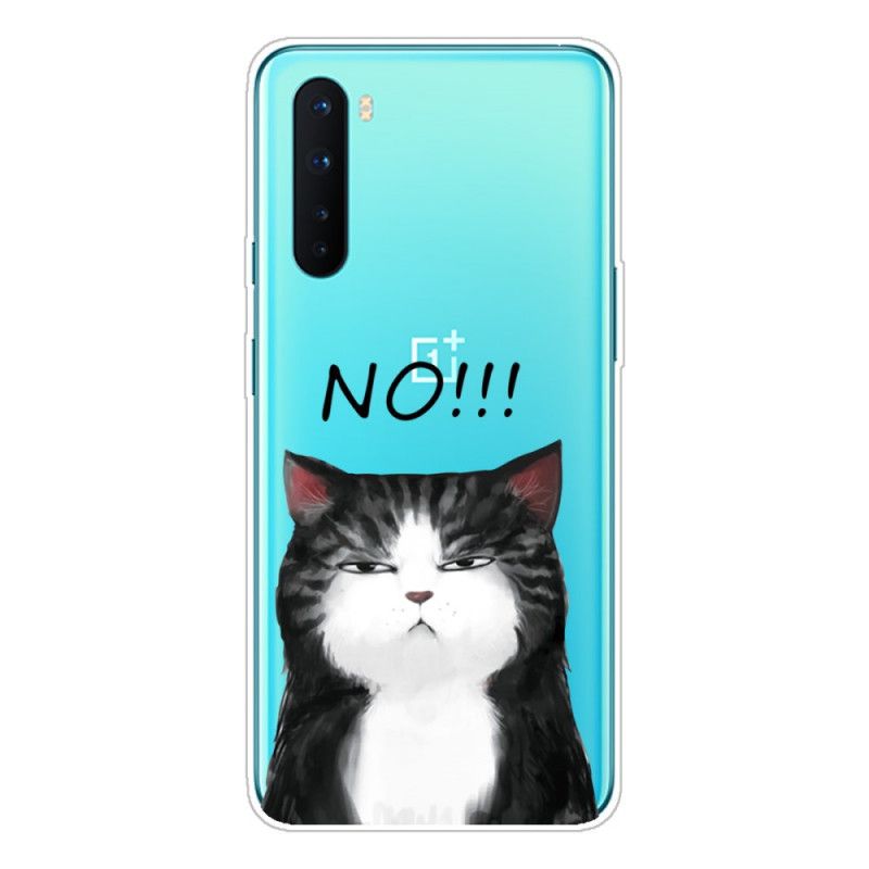 Coque Oneplus Nord Le Chat Qui Dit Non