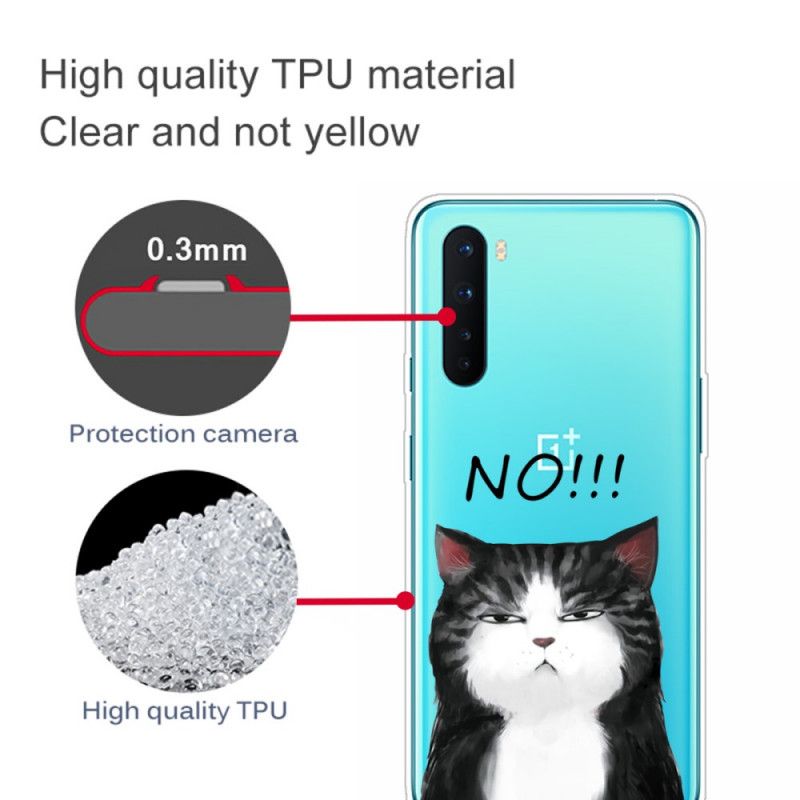 Coque Oneplus Nord Le Chat Qui Dit Non