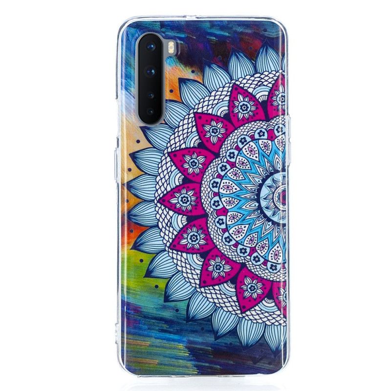 Coque Oneplus Nord Mandala Coloré Fluorescente