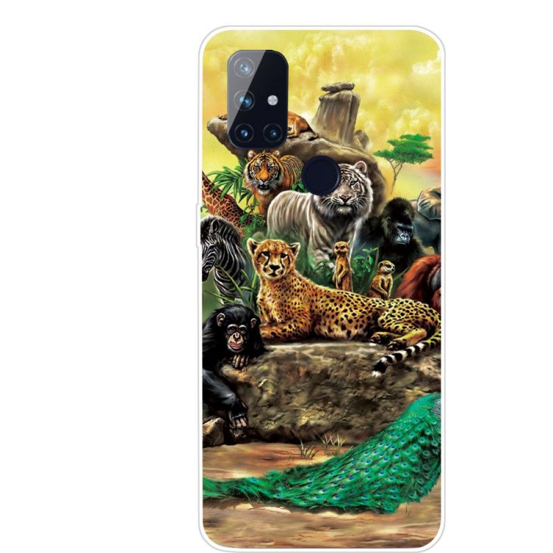 Coque Oneplus Nord N10 Animaux Safari