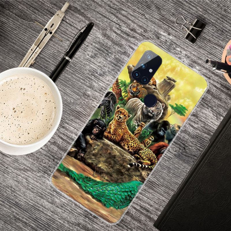 Coque Oneplus Nord N10 Animaux Safari