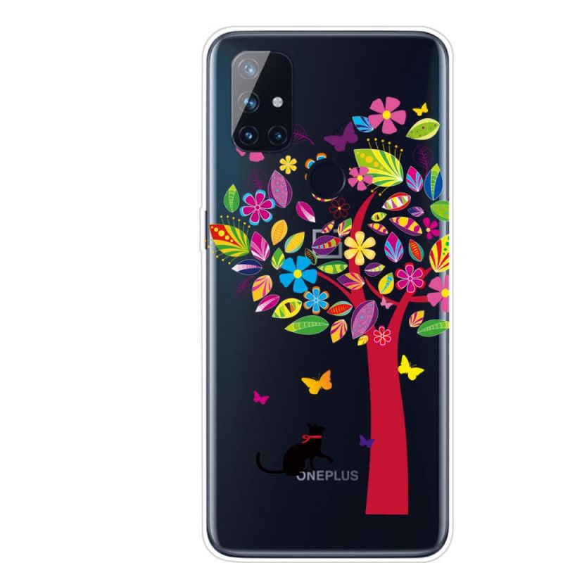 Coque Oneplus Nord N10 Chat Sous L'arbre