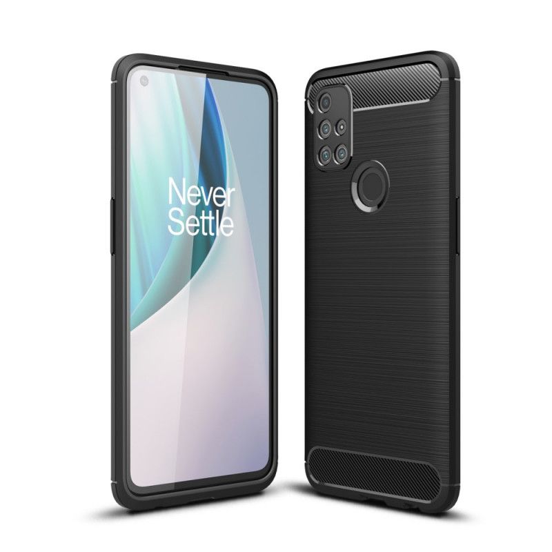 Coque Oneplus Nord N10 Fibre Carbone Brossée