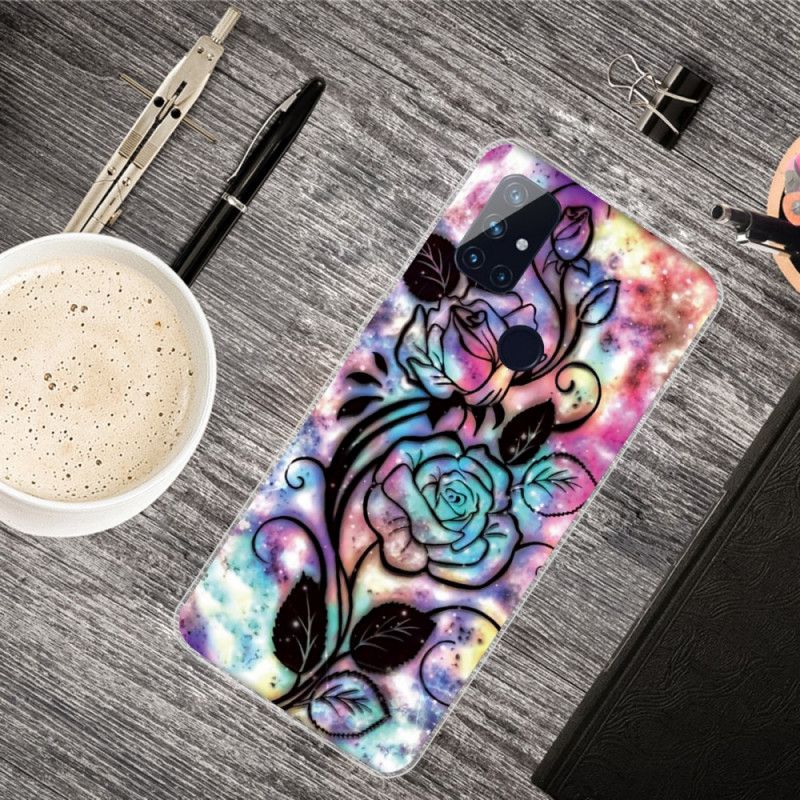 Coque Oneplus Nord N10 Fleur Graphique